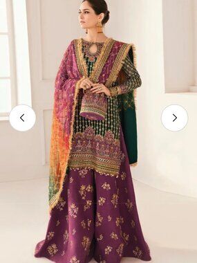 Baroque New Style Fancy dress in Size Medium.